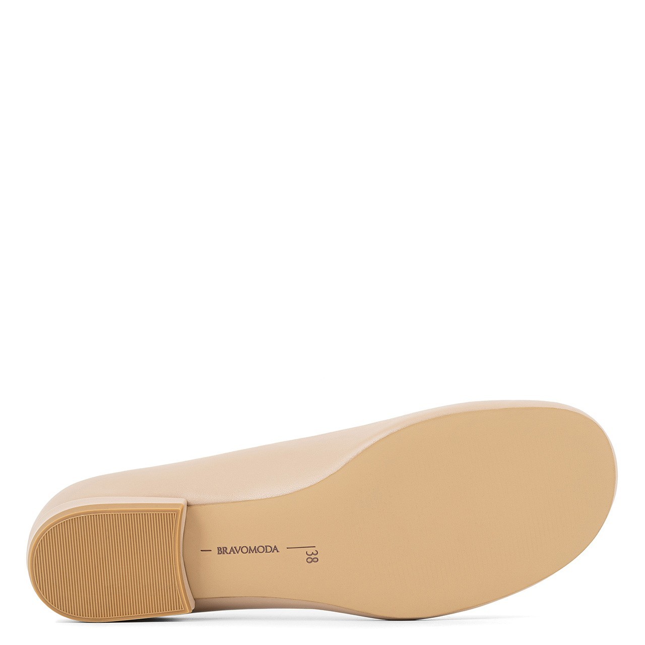 Comfortable beige ballet flats