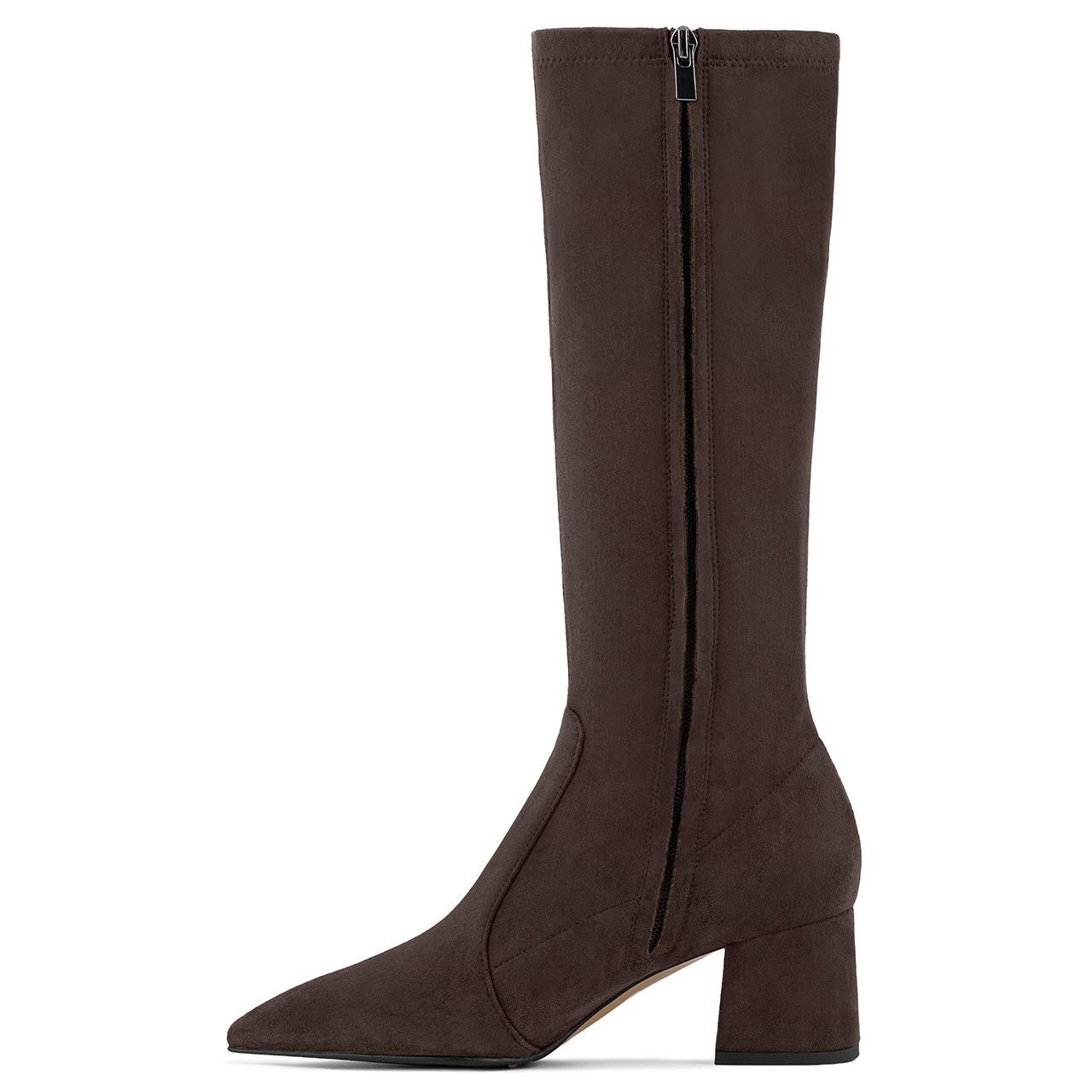 Women's chocolate-colored boots