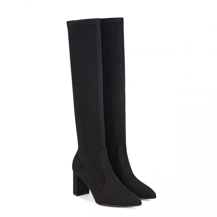 Fitted over-the-knee boots