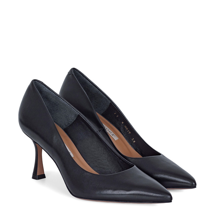 Elegant black high heels