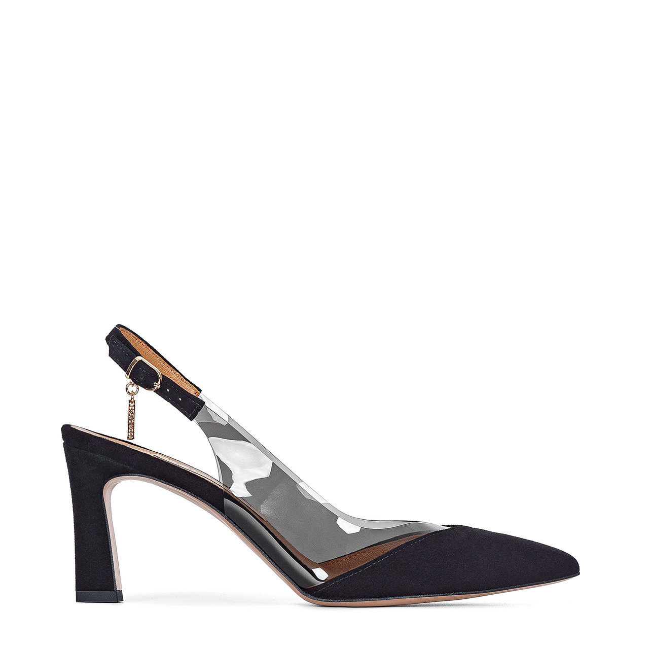 Xti 141135 Black Suede High Heels | Millars Shoe Store