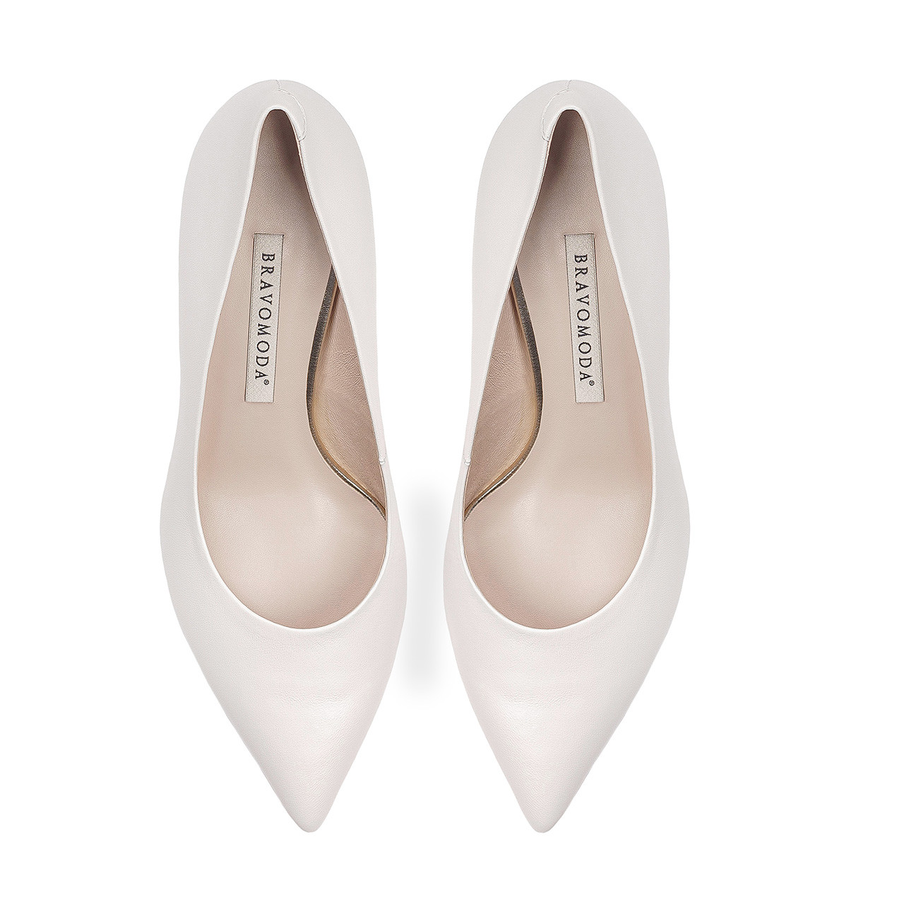 Leather Pumps - white 1-1-22402-28-101: Buy Tamaris High heels online!