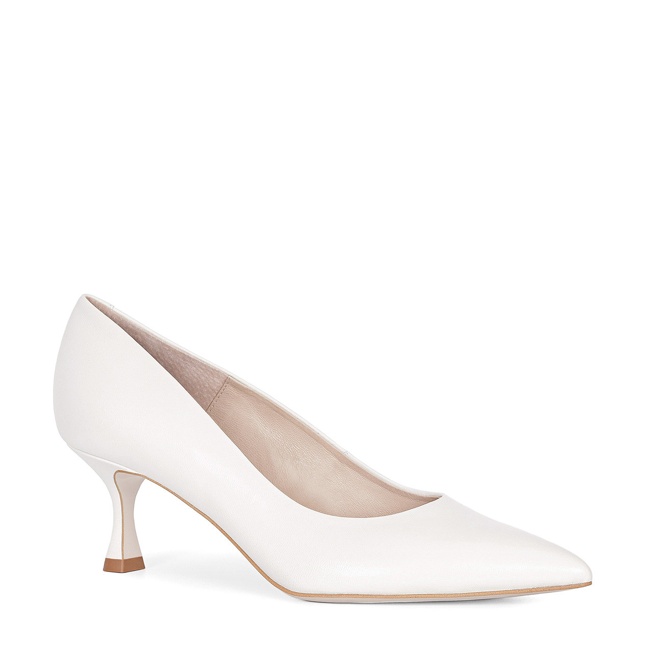 Elegant White Lace Wedding Shoes 2024 Wedding Leather 8 cm Stiletto Heels  Pointed Toe Sandals High Heels