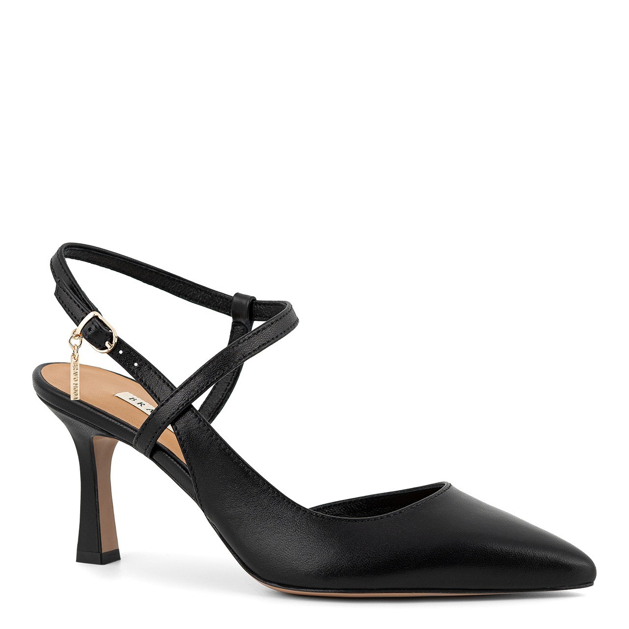 Schwarze Pumps mit hohen Absätzen